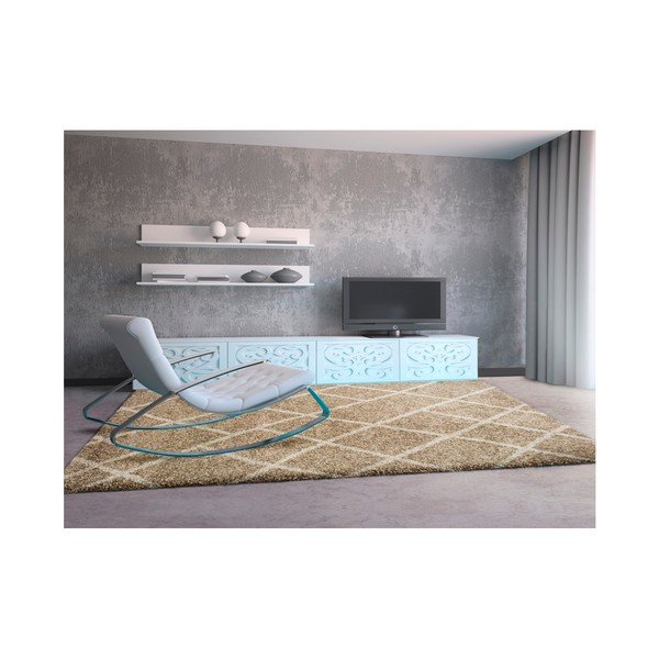 Bež preproga Universal Kasbah Dice, 133 x 190 cm-image-1