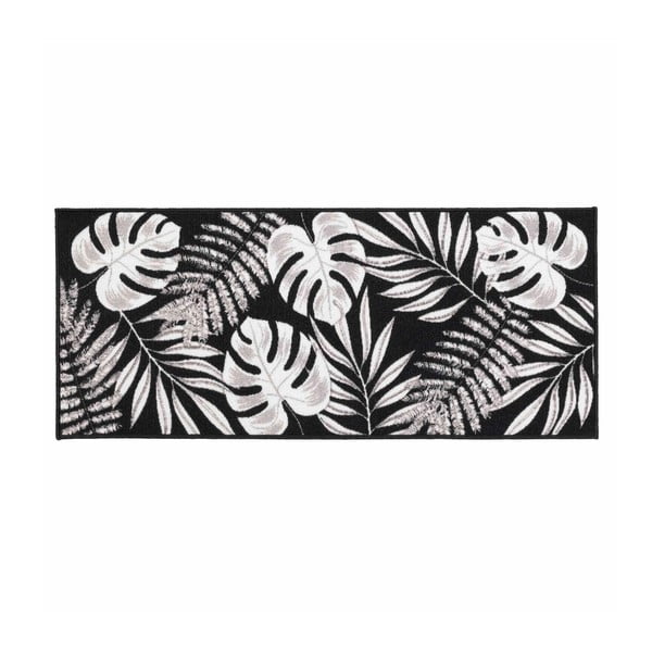 Črn pralen tekač 50x120 cm Amber – douceur d'intérieur-image-4