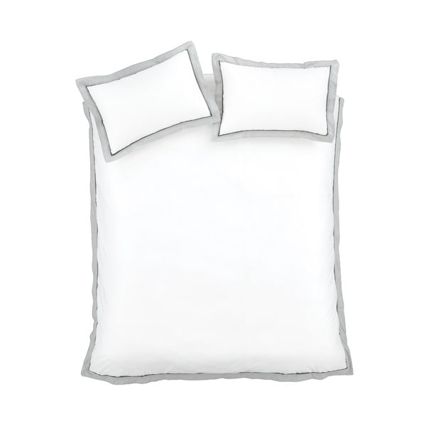 Bela bombažna posteljnina za zakonsko posteljo 200x200 cm Mayfair – Bianca