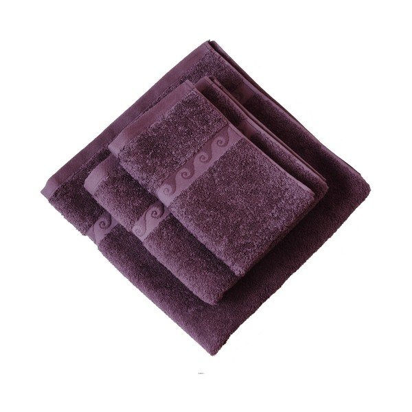 Brisača Wave 100x50, vijolična-image-2