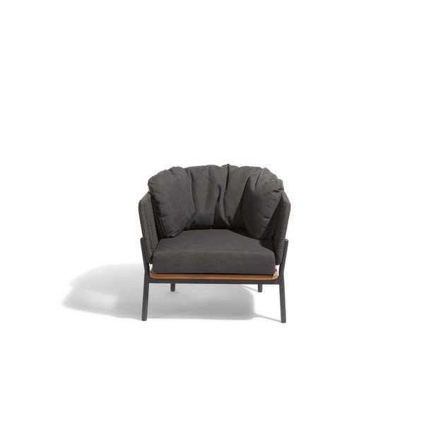 Temno siv vrtni fotelj Omer – Diphano-image-4