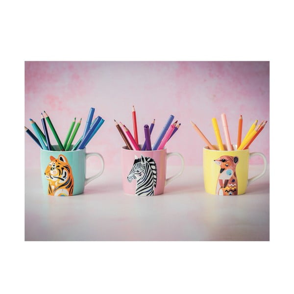 Moder porcelanast lonček Maxwell & Williams Pete Cromer Tiger, 375 ml-image-2