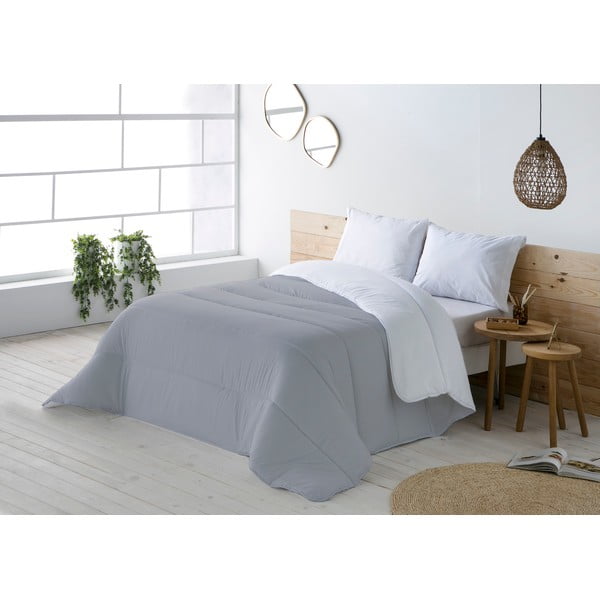 Sivo-belo pregrinjalo za zakonsko posteljo Boheme Hedy, 270 x 180 cm-image-2