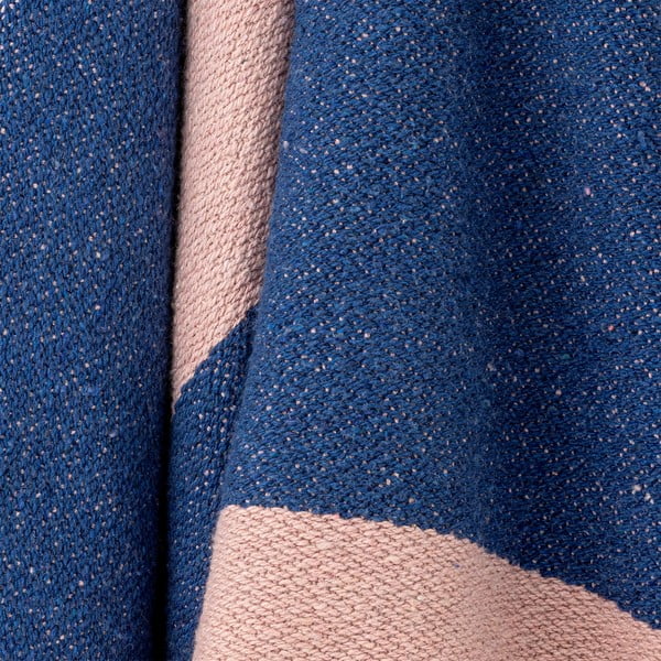 Modra/rožnata odeja 130x160 cm Cadeo – Bloomingville-image-4