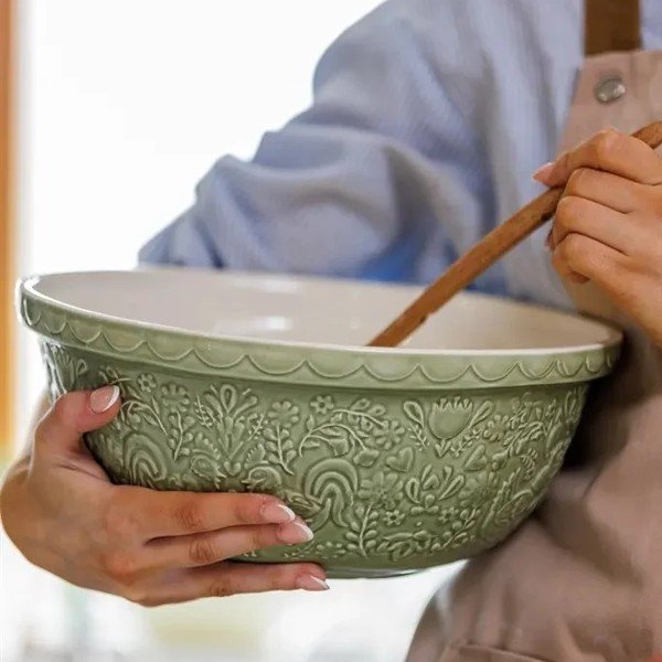 Zelena keramična skleda ø 29 cm Home to Roost – Mason Cash-image-1