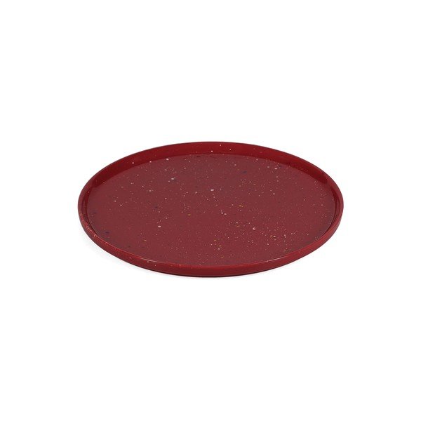 Bordo rdeč porcelanast krožnik ø 25 cm Fika – ONA-image-3