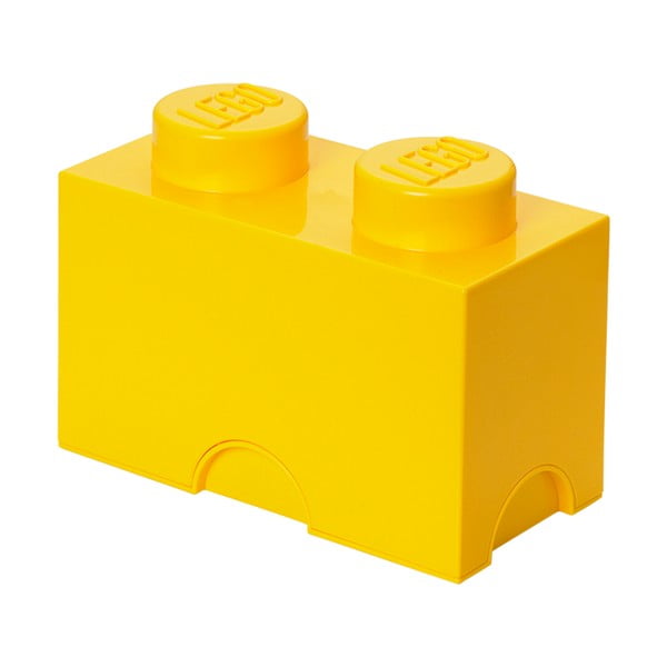 Rumena dvojna škatla za shranjevanje LEGO®