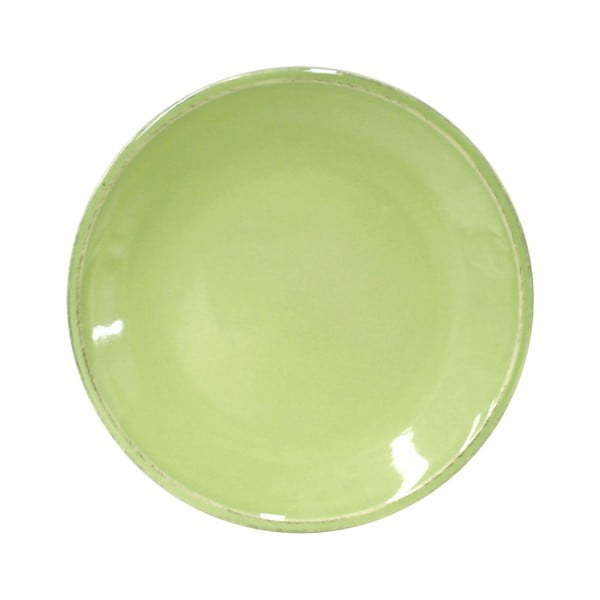 Zeleni lončeni krožnik Costa Nova Friso, ⌀ 22 cm