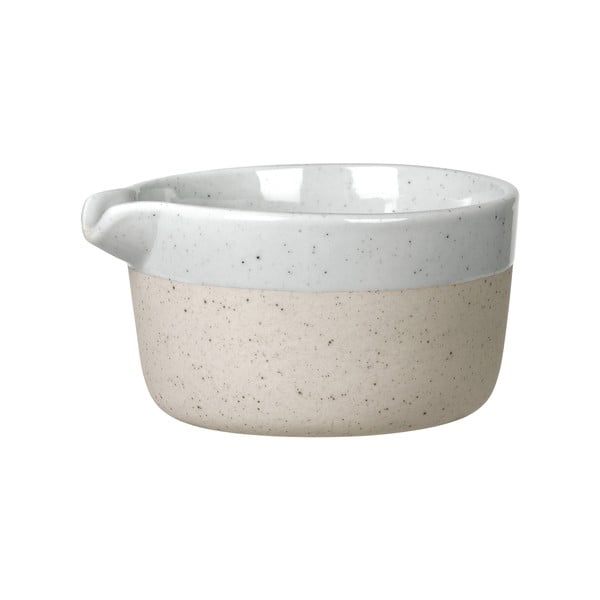 Svetlo siv/bež keramičen vrč za mleko 150 ml Sablo – Blomus
