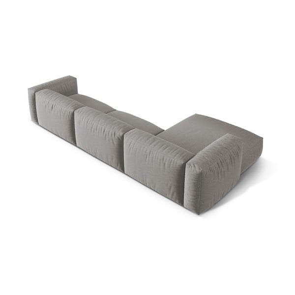 Svetlo siva kotna sedežna garnitura (levi kot) Martina – Micadoni Home-image-3