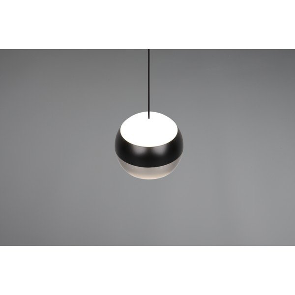 Črno-srebrna LED viseča svetilka ø 15,5 cm Orbit – Trio Select-image-2