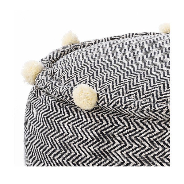 Črno-bel tabure Canazei – Tomasucci-image-2