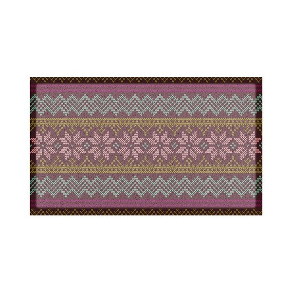 Predpražnik iz reciklirane plastike 40x70 cm Fair Isle  – Artsy Doormats