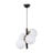 Bela/črna viseča svetilka s steklenim senčnikom ø 15 cm Forte – Squid Lighting