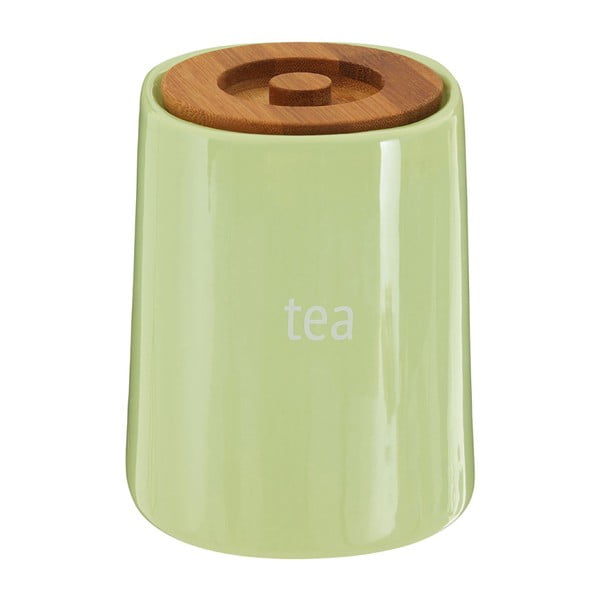 Zelena posoda za čaj s pokrovom iz bambusa Premier Housewares Fletcher, 800 ml