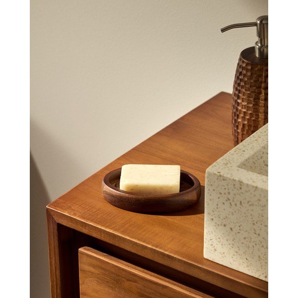 Rjav lesen podstavek za milo Fraz – Kave Home-image-1