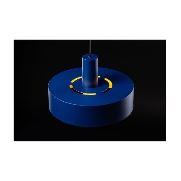 Temno modra viseča svetilka s kovinskim senčilom ø 30 cm Selvia II – GTV-image-1