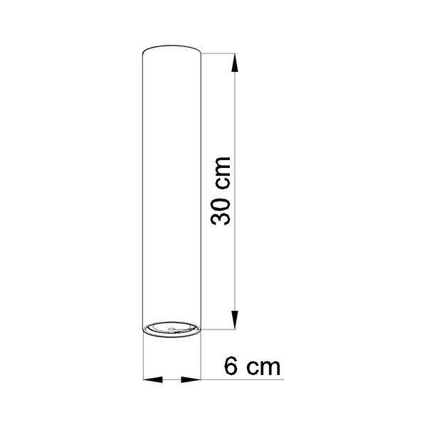 Črna stropna svetilka Sollux Castro-image-2