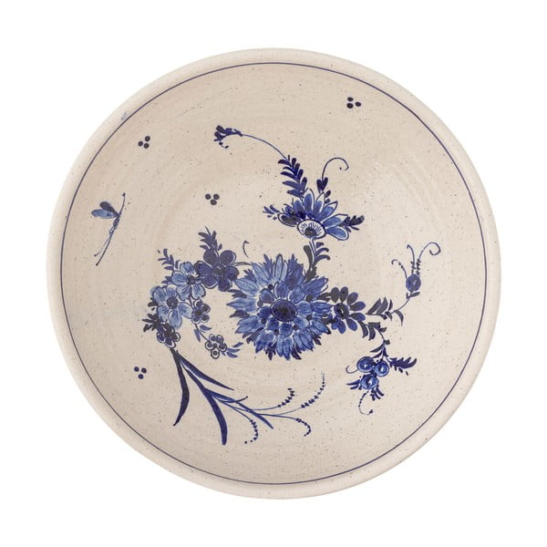 Modro-bež skleda iz terakote ø 41 cm Aleni – Bloomingville