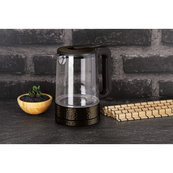 Črni grelnik vode 1,7 l Primal Gloss Collection - BerlingerHaus-image-1