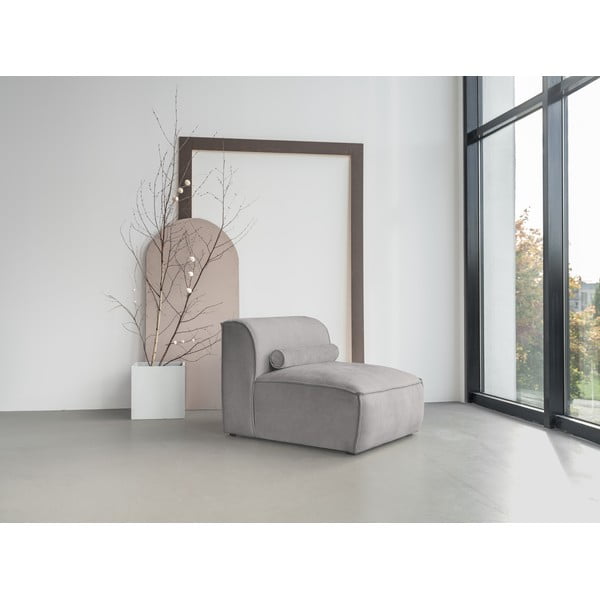 Svetlo siv modul za sedežno garnituro (sredinski modul) Flex Felix – Miuform-image-1