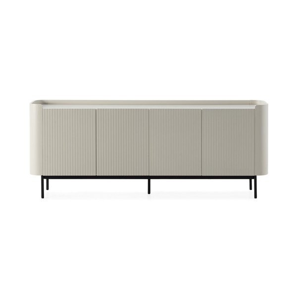 Kremno bela komoda 200x80x40 cm Willa – MOME-image-4