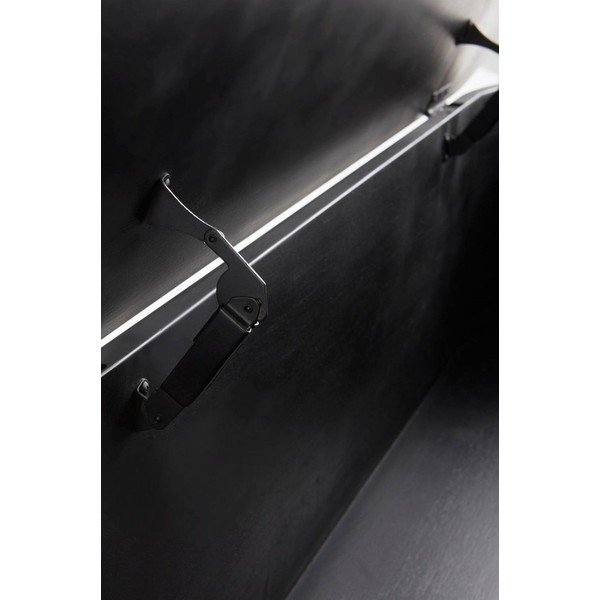 Črna skrinja iz masivnega manga 150x42x42 cm Sjöbo – Jotex-image-2