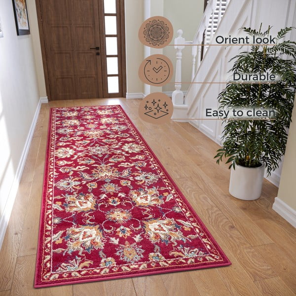 Rdeč tekač 80x240 cm Orient Caracci - Hanse Home-image-4