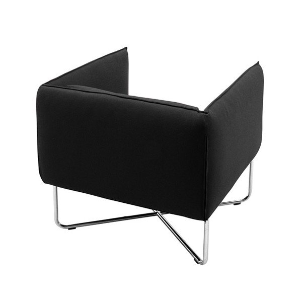 Antracitno siv fotelj Softline Groove-image-4
