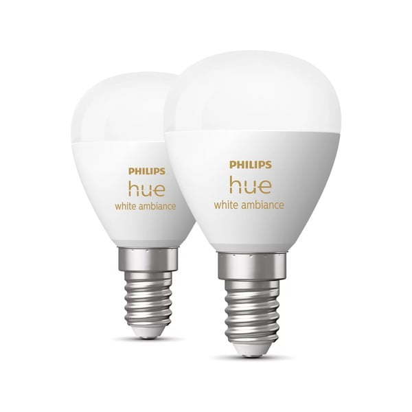 Žarnice E14, 5 W v kompletu 2 ks White ambiance – Philips Hue