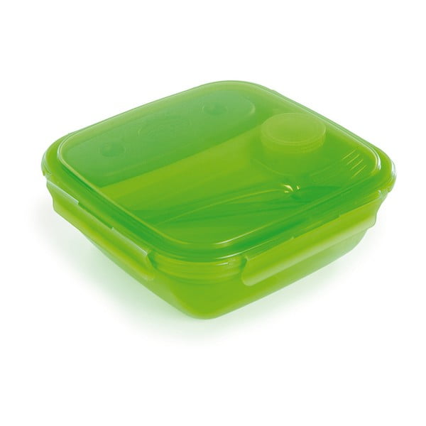 Zelena posoda za kosilo z jedilnim priborom in hladilcem Snips Lunch, 1,5 l-image-2