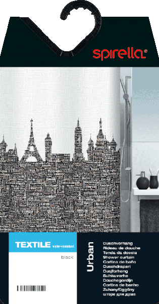 Zavesa za tuš 180x200 cm Urban – Spirella-image-3
