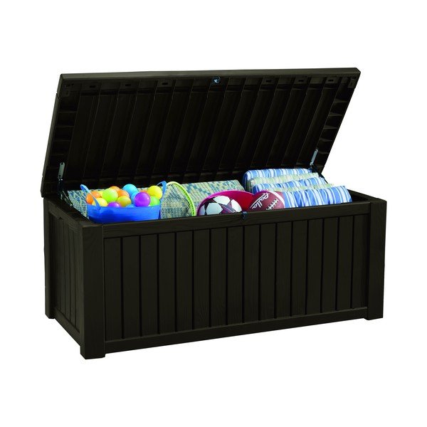 Temno rjava vrtna škatla za shranjevanje – Keter-image-2