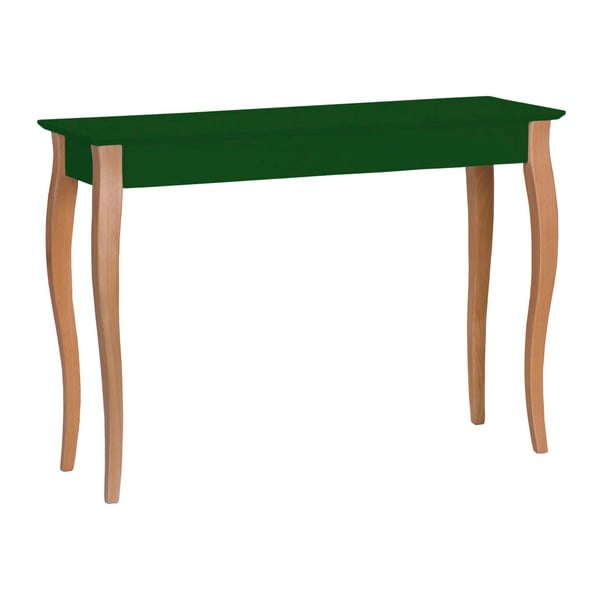 Temno zelena konzolna mizica Ragaba Lillo, širina 105 cm