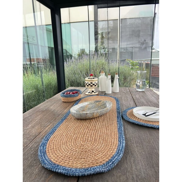 Namizni tekač iz jute 35x100 cm Wicker – Mila Home Luxury-image-4