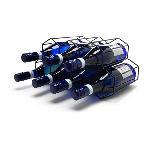 Črno kovinsko stojalo za vino - Leopold Vienna-image-4