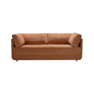 Oranžni raztegljivi kavč 214 cm Stiny - Sits