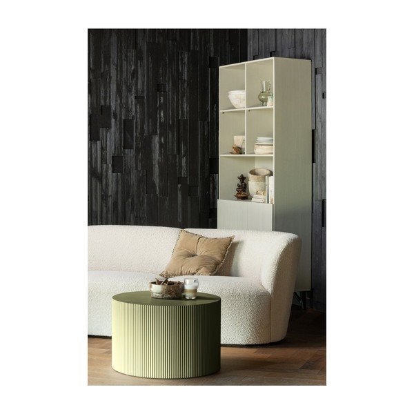 Kaki zelena okrogla mizica ø 60 cm Sanne – WOOOD-image-1