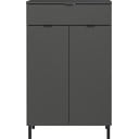 Antracitno siva visoka kopalniška omarica 60x97 cm Arcena – Germania