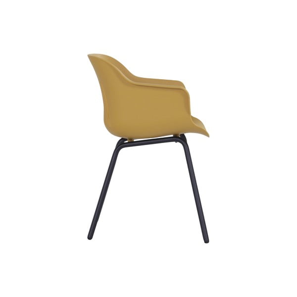 Oker rumeni plastični vrtni stoli v kompletu 2 ks Jill Rondo – Hartman-image-3