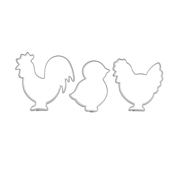 Modelčki za piškote z velikonočnim motivom v kompletu 3 ks – Orion