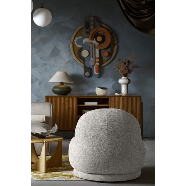 Svetlo siv fotelj Ovo – Miuform-image-2