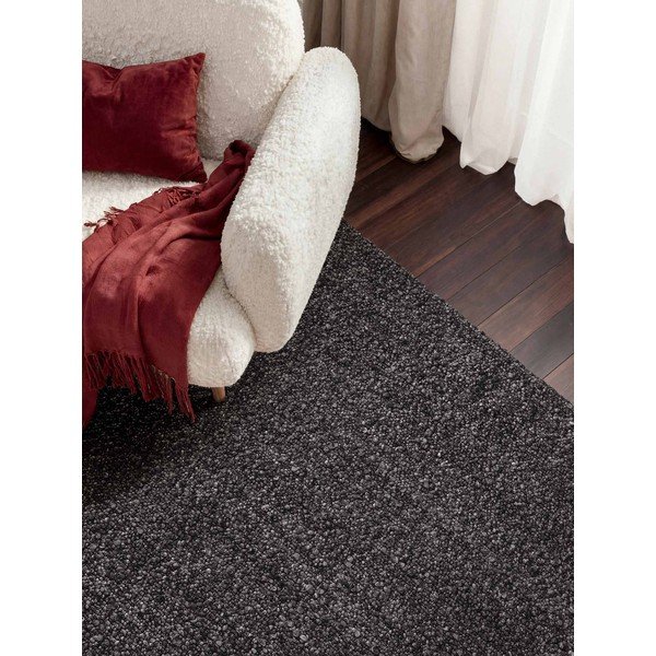 Temno siva ročno tkana bouclé preproga 160x230 cm Notting Hill Portobello – Ted Baker-image-1