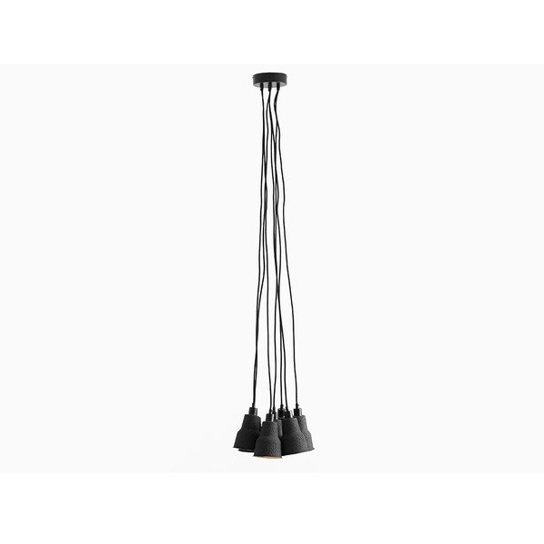 Črna viseča svetilka ø 32 cm Celulo – CustomForm