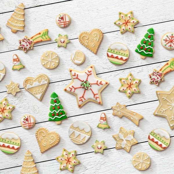 Set 18 božičnih modelčkov za piškote v škatli Zenker-image-1