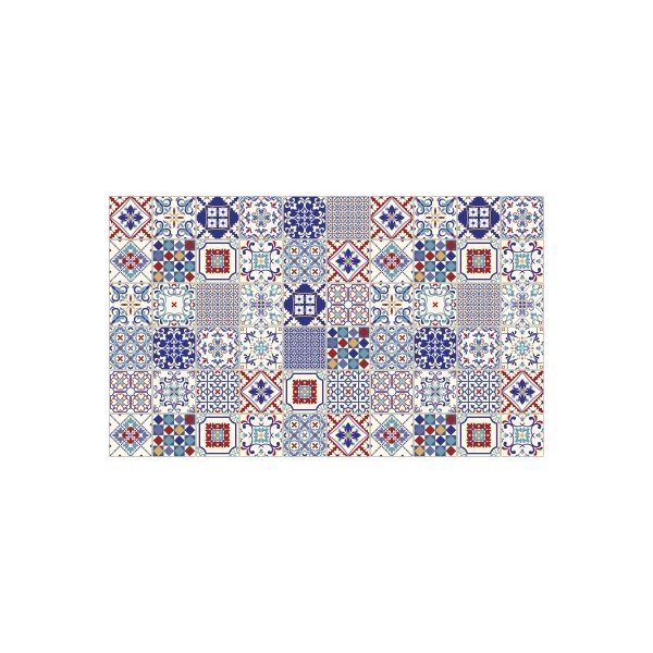 Komplet 60 stenskih nalepk Ambiance Azulejos Milonga, 15 x 15 cm-image-2