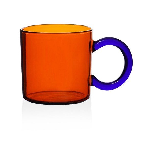 Oranžna steklena skodelica 300 ml – Hermia