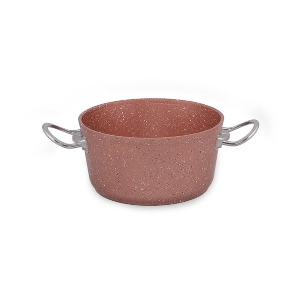 Roza aluminijast lonec s pokrovom Güral Porselen Classic, ø 20 cm-image-4