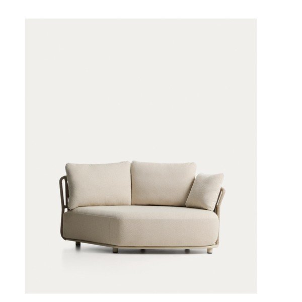 Bež/sivorjav vrtni modularni kavč 167 cm Osani – Kave Home-image-4