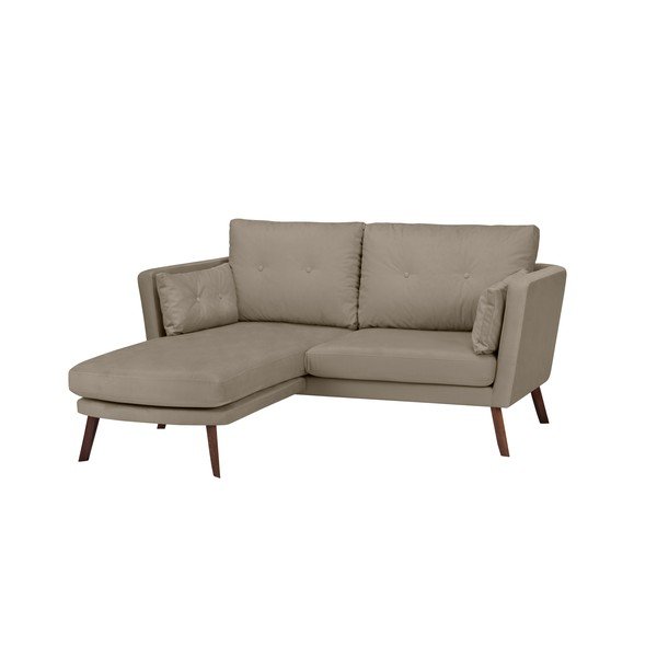 Mazzini Sofas Elena temno bež trisedežni kavč z levim kotnim ležiščem-image-4